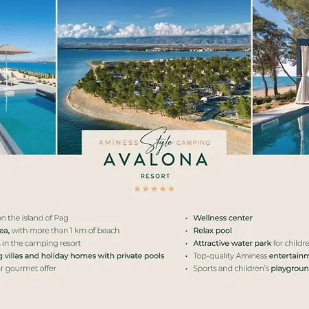 Aminess Style Camping Avalona Resort - Pitches Povljana Exterior photo